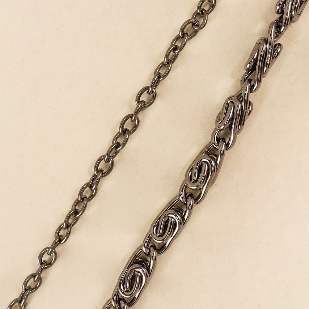 Hot Sellers For Both Men And Women Are Skeleton Skull Lockets Metal Guns Black Chain Pants Jeans Overalls Hip-hop Hipster Accessories Waist Ornaments