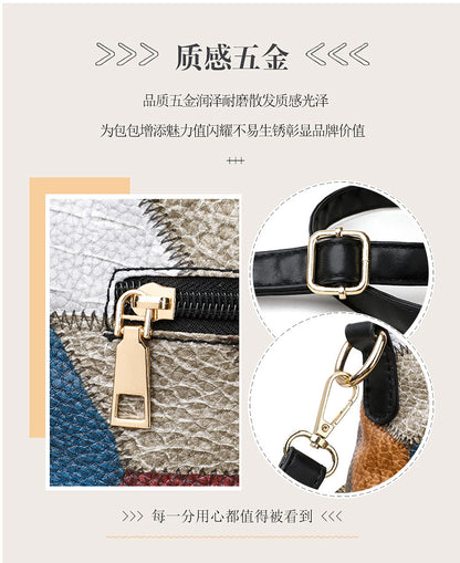 Women's Handbag Women's Shoulder Bag Fashion Purse Vintage Leather Bag Large Capacity Handbag Inclined Shoulder Bag Mom's Bag