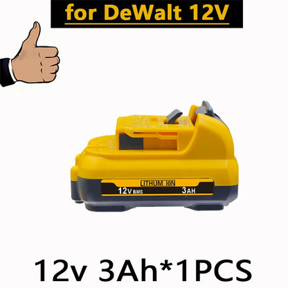 For DeWalt DCB120 - DCB127 Rechargeable Batteries - 3000mAh 12V Max Lithium Ion Replacement Battery[OK]