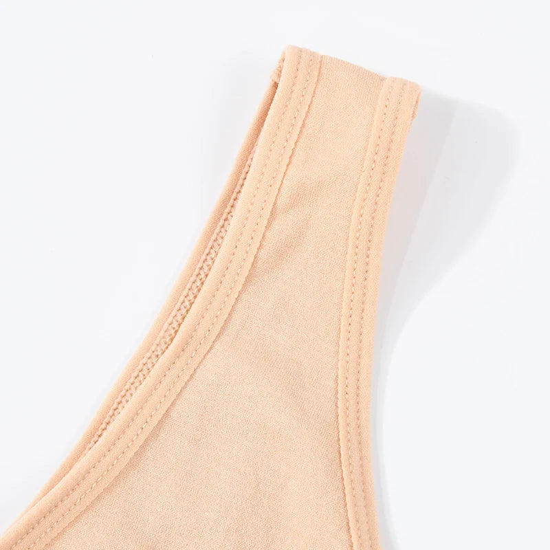 7-Pack No-Pad Solid Seamless Bras for Women – Lightweight, Soft Fabric with Comfortable Stretch, Available in Sizes S-XXL for Da