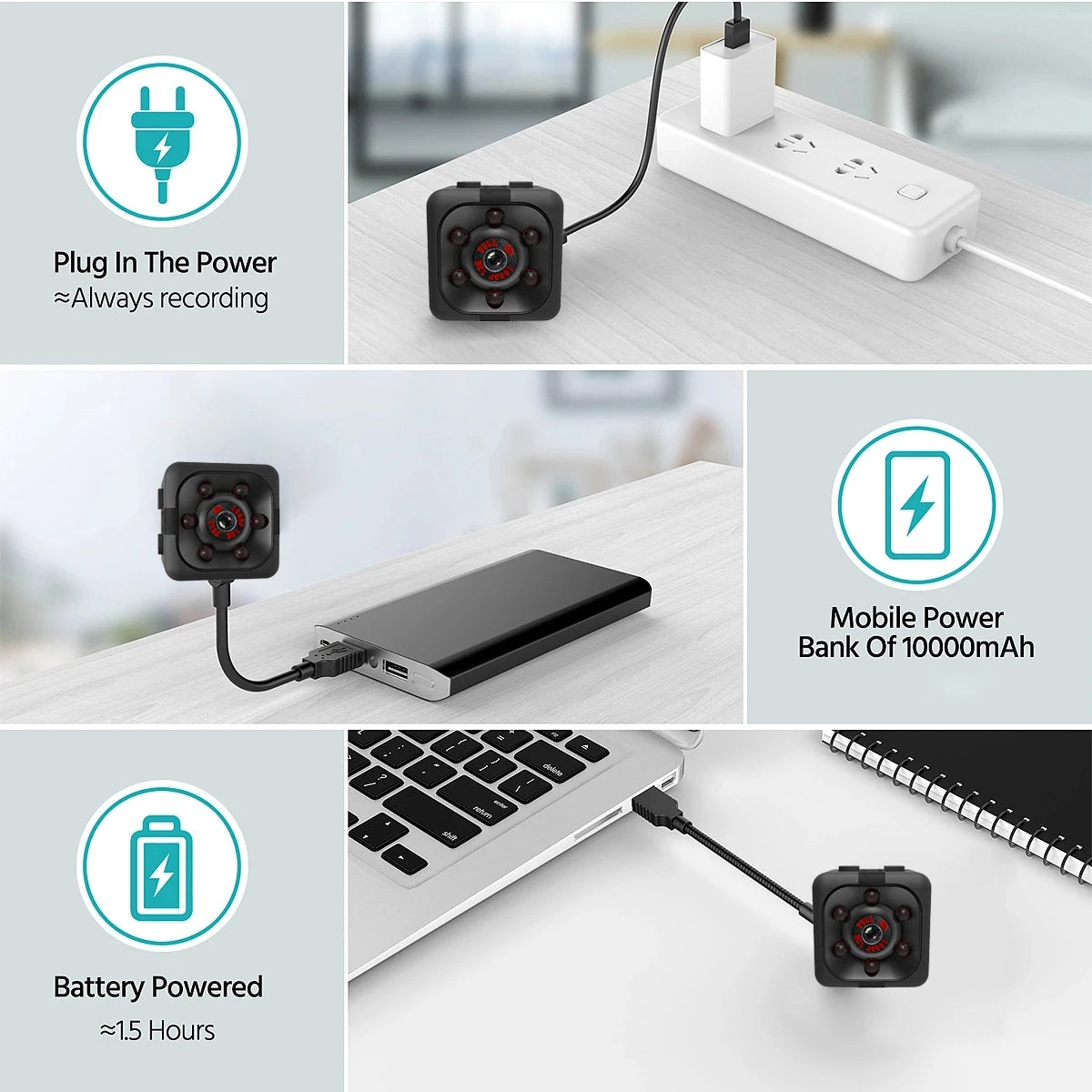 Mini Portable Camera With Video 1080P Full HD Security Camera Indoor/outdoor Surveillance Camera, Compact Mini Camera - 32G CARD