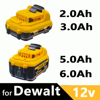 For DeWalt DCB120 - DCB127 Rechargeable Batteries - 3000mAh 12V Max Lithium Ion Replacement Battery[OK]
