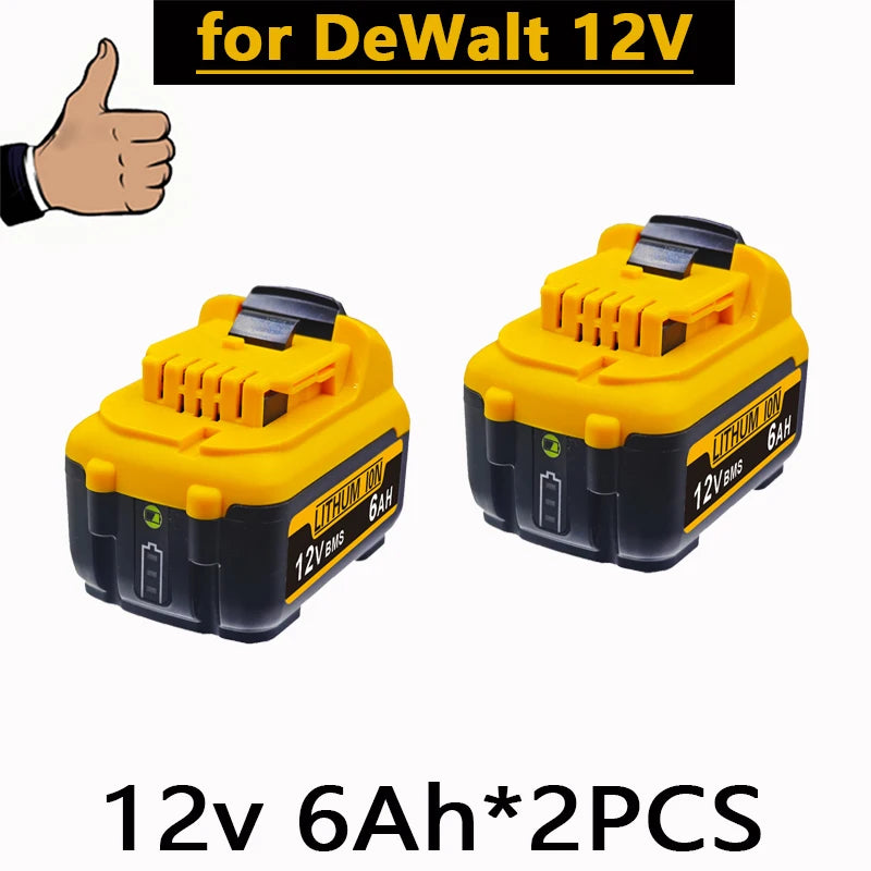 For DeWalt DCB120 - DCB127 Rechargeable Batteries - 3000mAh 12V Max Lithium Ion Replacement Battery[OK]