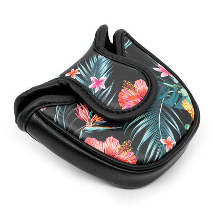 Black Leather Golf Headcovers Summer Fashion Head Cover High Qaulity Driver Wood Cover Set White Premium Leather Driver Fairway