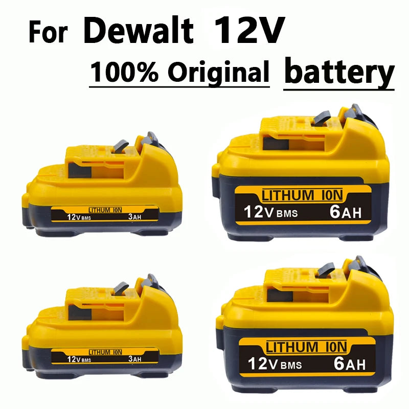 For DeWalt DCB120 - DCB127 Rechargeable Batteries - 3000mAh 12V Max Lithium Ion Replacement Battery[OK]