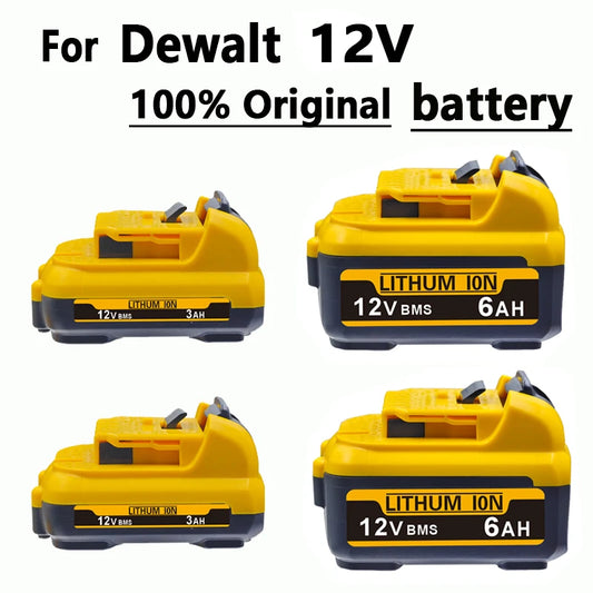 For DeWalt DCB120 - DCB127 Rechargeable Batteries - 3000mAh 12V Max Lithium Ion Replacement Battery[OK]