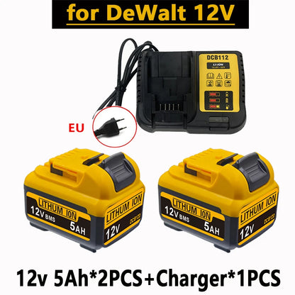 For DeWalt DCB120 - DCB127 Rechargeable Batteries - 3000mAh 12V Max Lithium Ion Replacement Battery[OK]