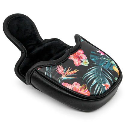 Black Leather Golf Headcovers Summer Fashion Head Cover High Qaulity Driver Wood Cover Set White Premium Leather Driver Fairway