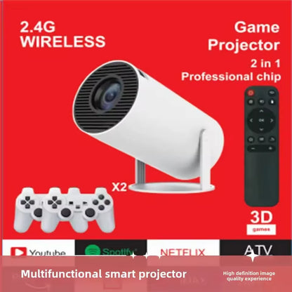 Advanced Home Cinema Projector with Gaming Experience-Portable Retro X300MAX,Android 11,Dual WIFI&BT5.4,1280x720P