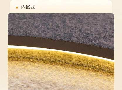 Cream Moon Entrance Decorative Painting Creative Green Plant Corridor Aisle Living Room Entrance Door wall Lamp Painting