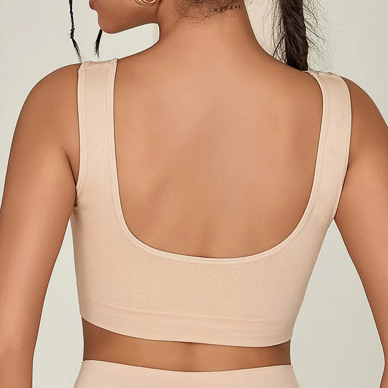 7-Pack No-Pad Solid Seamless Bras for Women – Lightweight, Soft Fabric with Comfortable Stretch, Available in Sizes S-XXL for Da