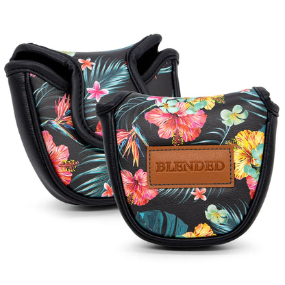 Black Leather Golf Headcovers Summer Fashion Head Cover High Qaulity Driver Wood Cover Set White Premium Leather Driver Fairway