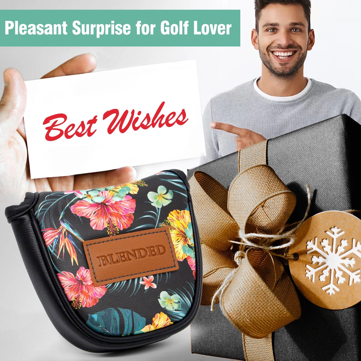 Black Leather Golf Headcovers Summer Fashion Head Cover High Qaulity Driver Wood Cover Set White Premium Leather Driver Fairway