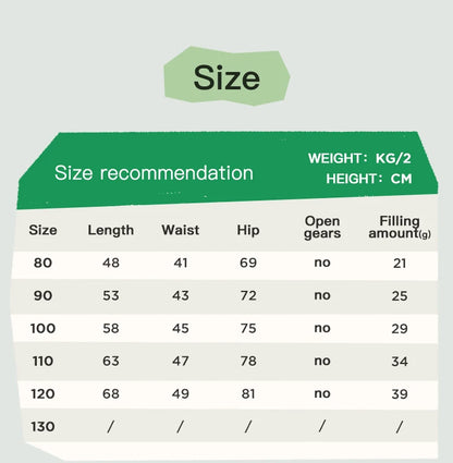 Amila Baby Down Pants 2024 Winter New Style Girls Solid Color Duck Down Three-Proof Fabric Warm Loose Casual Children’s Trousers