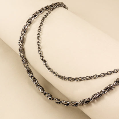 Hot Sellers For Both Men And Women Are Skeleton Skull Lockets Metal Guns Black Chain Pants Jeans Overalls Hip-hop Hipster Accessories Waist Ornaments