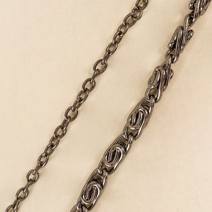 Hot Sellers For Both Men And Women Are Skeleton Skull Lockets Metal Guns Black Chain Pants Jeans Overalls Hip-hop Hipster Accessories Waist Ornaments